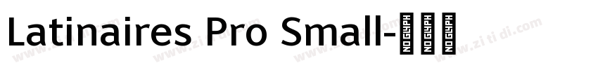 Latinaires Pro Small字体转换